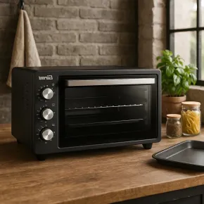 Forno Elettrico Antracite 1400W 45 Litri Ventilato Multifunzione 2