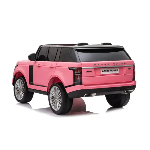 Macchinina a Batteria 12V Range Rover Full Optional Rosa Display Touch