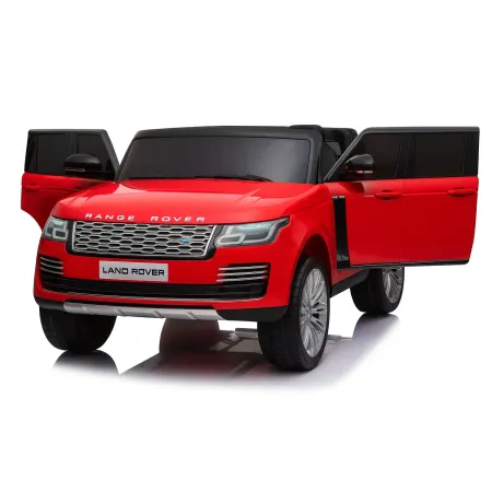 Auto Elettrica Bambini 4x4 Range Rover Rosso Display Touch Telecomando