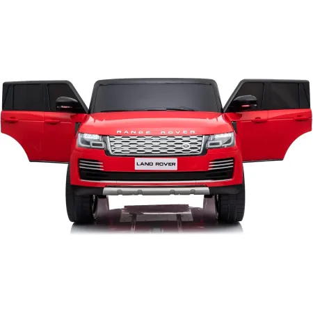 Auto Elettrica Bambini 4x4 Range Rover Rosso Display Touch Telecomando