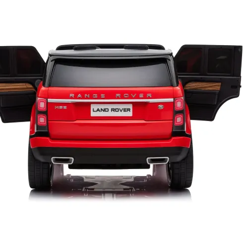 Auto Elettrica Bambini 4x4 Range Rover Rosso Display Touch Telecomando