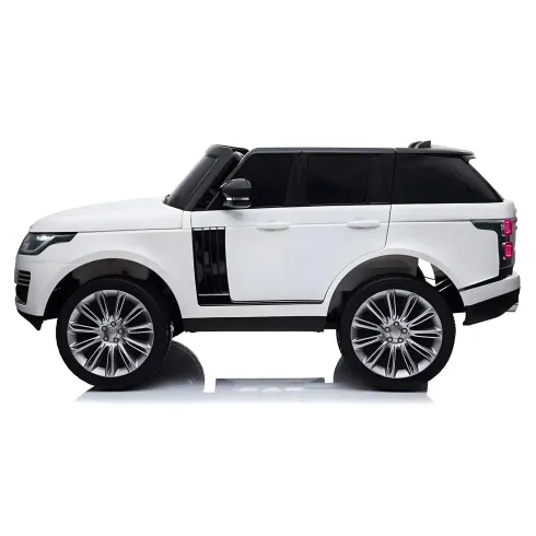 Auto Elettrica Bambini 12V Range Rover Bianco Telecomando Sospensioni