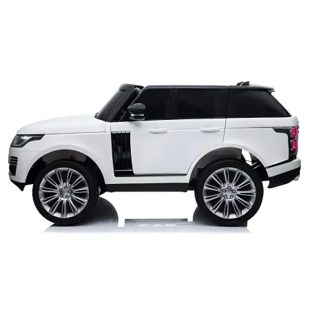 Auto Elettrica Bambini 12V Range Rover Bianco Telecomando Sospensioni