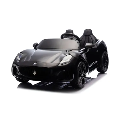 Auto Elettrica Bambini Maserati Folgore 2 Posti 12V Bianco Doppio Motore