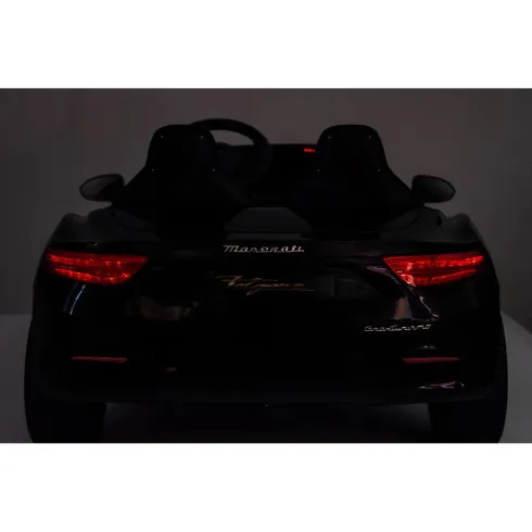 Auto Elettrica Bambini Maserati Folgore 2 Posti 12V Bianco Doppio Motore