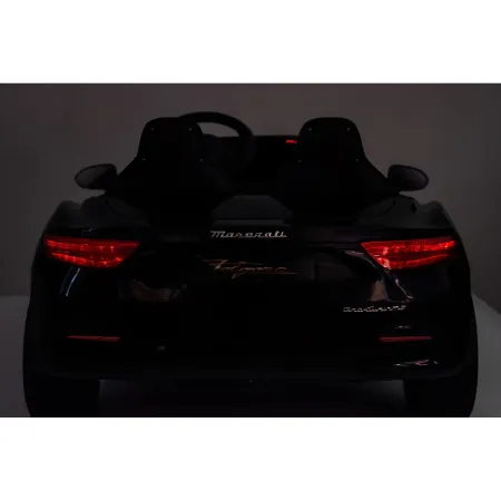 Auto Elettrica Bambini Maserati Folgore 2 Posti 12V Bianco Doppio Motore