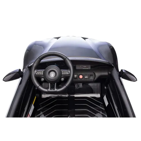 Auto Elettrica Bambini Maserati Folgore 2 Posti 12V Bianco Doppio Motore