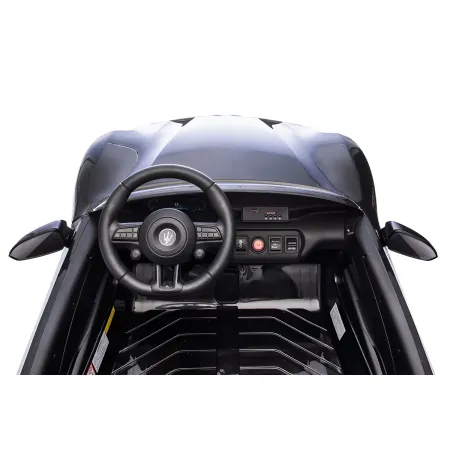 Auto Elettrica Bambini Maserati Folgore 2 Posti 12V Bianco Doppio Motore
