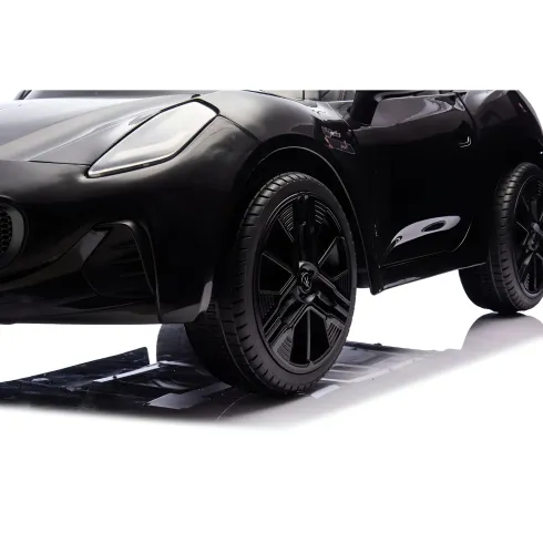 Auto Elettrica Bambini Maserati Folgore 2 Posti 12V Bianco Doppio Motore