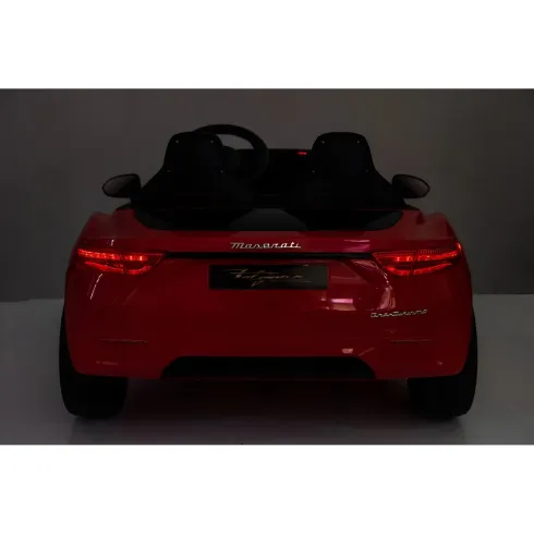 Auto Elettrica Bambini Maserati Folgore 2 Posti 12V Rosso 2 Motori