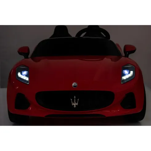 Auto Elettrica Bambini Maserati Folgore 2 Posti 12V Rosso 2 Motori