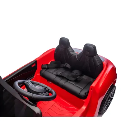 Auto Elettrica Bambini Maserati Folgore 2 Posti 12V Rosso 2 Motori