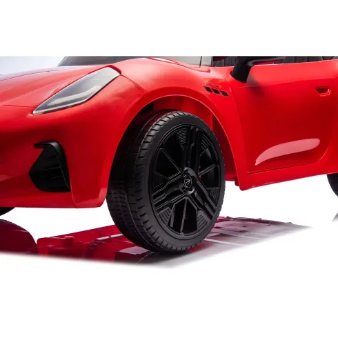 Auto Elettrica Bambini Maserati Folgore 2 Posti 12V Rosso 2 Motori