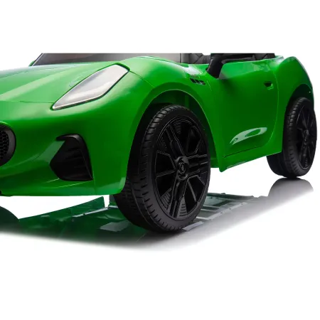 Auto Elettrica Bambini Maserati Folgore 2 Posti 12V Verde Doppio Motore