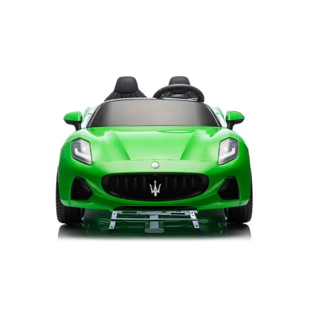 Auto Elettrica Bambini Maserati Folgore 2 Posti 12V Verde Doppio Motore