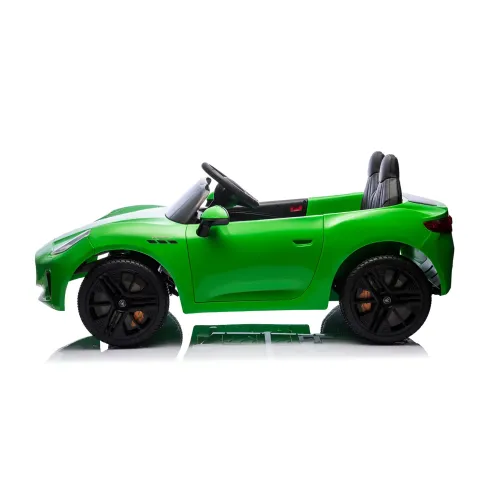 Auto Elettrica Bambini Maserati Folgore 2 Posti 12V Verde Doppio Motore