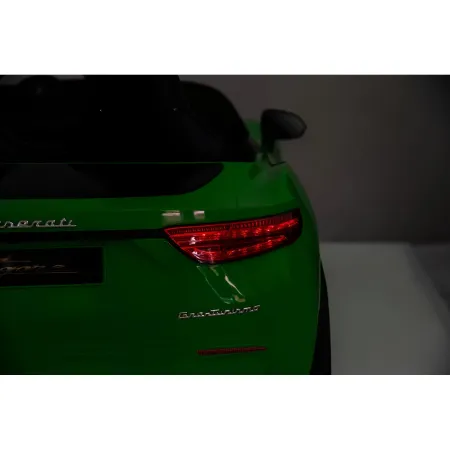 Auto Elettrica Bambini Maserati Folgore 2 Posti 12V Verde Doppio Motore