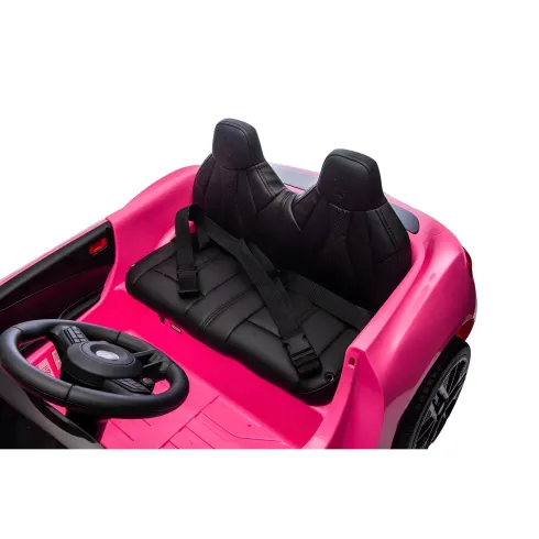 Auto Elettrica Bambini Maserati Folgore 2 Posti 12V Rosa Doppio Motore
