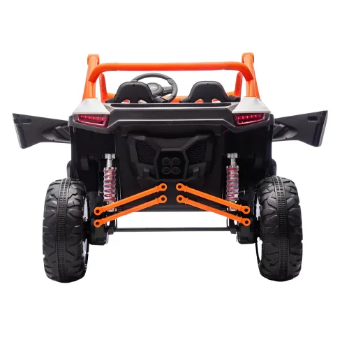 Auto Elettrica 24V per Bambini Due Posti Bianco Fuoristrada UTV