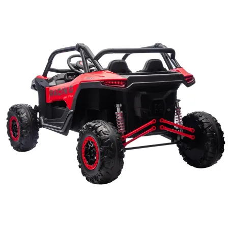 Auto Elettrica 24V per Bambini Due Posti Rosso Fuoristrada UTV