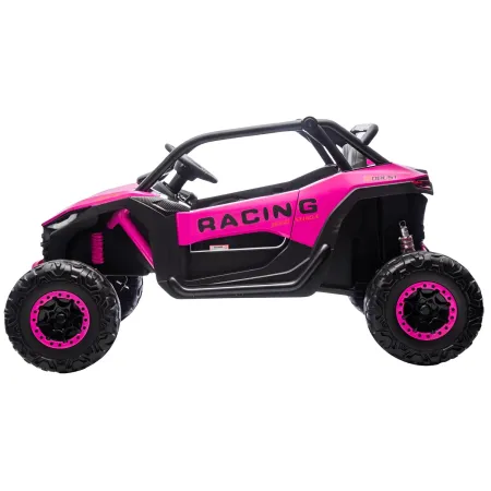 Auto Elettrica 24V per Bambini Due Posti Rosa Fuoristrada UTV