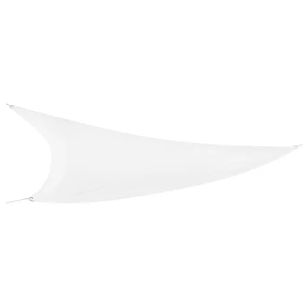 Vela Ombreggiante Triangolare 3,6x3,6 m Bianco Idrorepellente da Esterno
