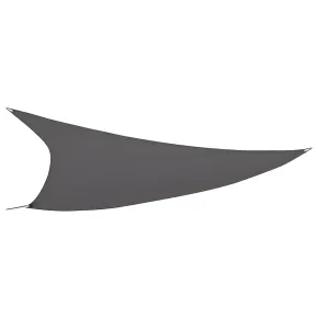 Vela Triangolare 5x5 m Antracite Idrorepellente Ombreggiante da Esterno