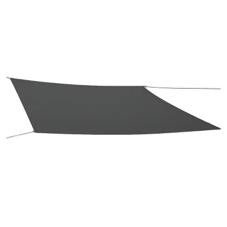 Tenda a Vela Quadrata 3x3 m Antracite Ombreggiante per Uso Esterno