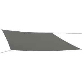 Tenda a Vela Rettangolare 4x5 m Antracite Impermeabile da Esterno