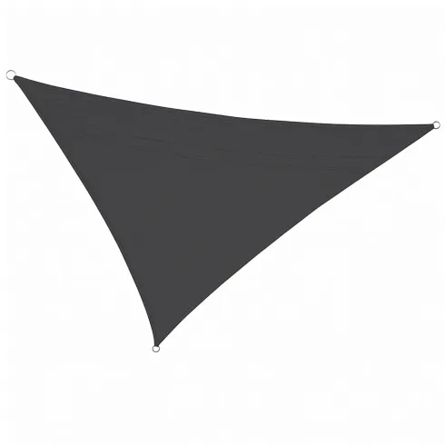 Vela Ombreggiante Triangolare 3x3x3 m Antracite per Giardino e Terrazzo