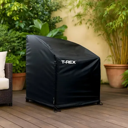 Copertura Poltrona 89x76 h 82/107 cm Poliestere Nero Impermeabile