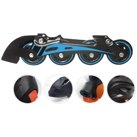 Pattini In linea a 4 Rotelle 31-34 Allungabili Freno 100 kg per Bambino a Scarpa | Bricoshop24