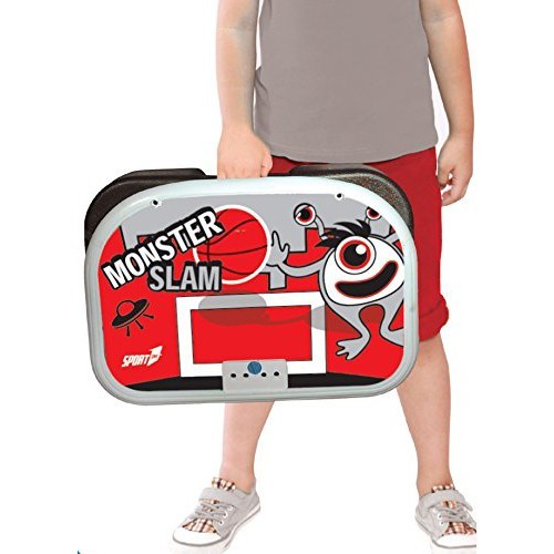 Canestro da Basket Piantana Pallone Pompa Aria Pallacanestro Bambini Regolabile
