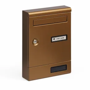 Cassetta Postale in Alluminio Bronzato Componibile per Interno