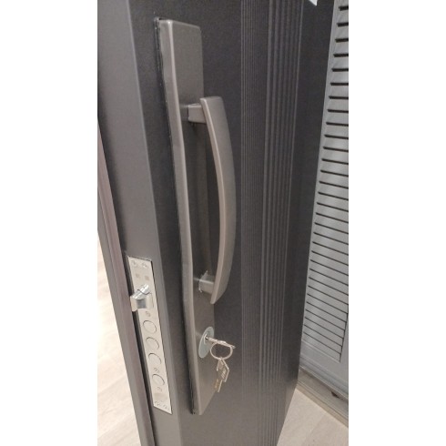 Porta blindata Easy grigia 82x193 cm ingresso sicurezza