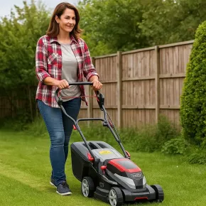 Tosaerba a Batteria 40V 38 cm Funzione Mulching Motore Brushless 2
