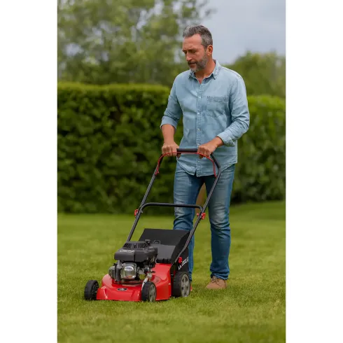Tosaerba a Spinta 132cc 40 cm con Motore OHV e Sacco 45 litri
