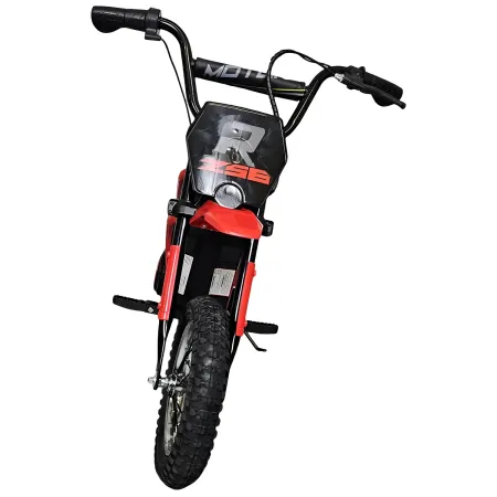 Moto Elettrica per Bambini a Batteria Moto Cross 24 V Cavalcabile Rossa