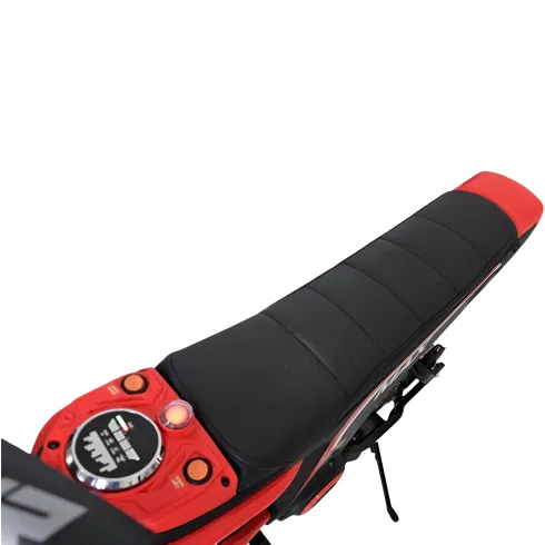Moto Elettrica per Bambini a Batteria Moto Cross 24 V Cavalcabile Rossa