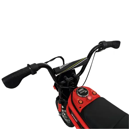 Moto Elettrica per Bambini a Batteria Moto Cross 24 V Cavalcabile Rossa