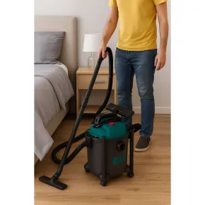 Aspiratore Solidi Liquidi 1200W Serbatoio 20L Officina Casa Garage 2