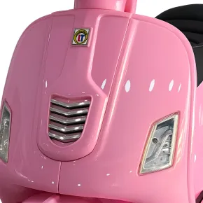 Scooter Elettrico per Bambini Happy Rosa Doppia Velocità e MP3 2