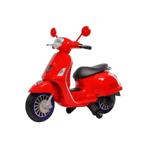 Scooter Elettrico per Bambini Happy Rosso Doppia Velocità e MP3