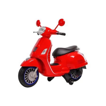 Scooter Elettrico per Bambini Happy Rosso Doppia Velocità e MP3