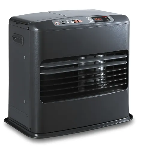 Stufa a Petrolio Elettrica 4600 W Nero Ventilata Programmabile