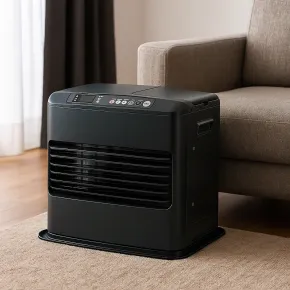 Stufa a Petrolio Elettrica 4600 W Nero Ventilata Programmabile 2