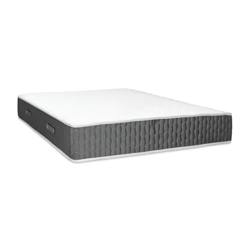 Materasso Matrimoniale 160x190x25 cm Memory Foam Traspirante Grigio