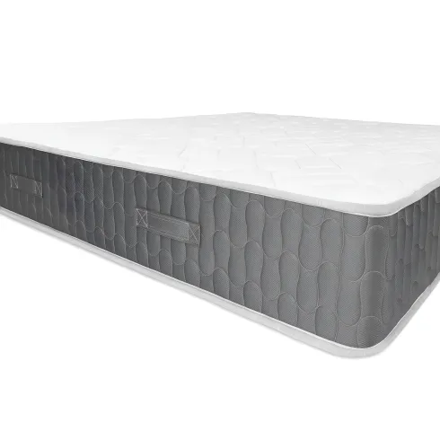 Materasso Matrimoniale 160x190x25 cm Memory Foam Traspirante Grigio