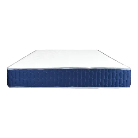 Materasso Matrimoniale Memory Invernale 160x190x25 cm Traspirante Blu