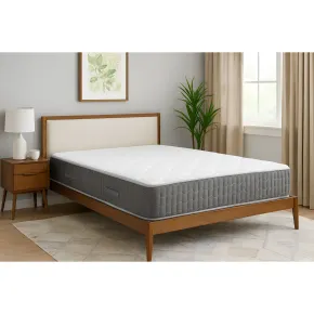 Materasso Matrimoniale Memory Lato Invernale 160x200x25 Bordo Grigio 2